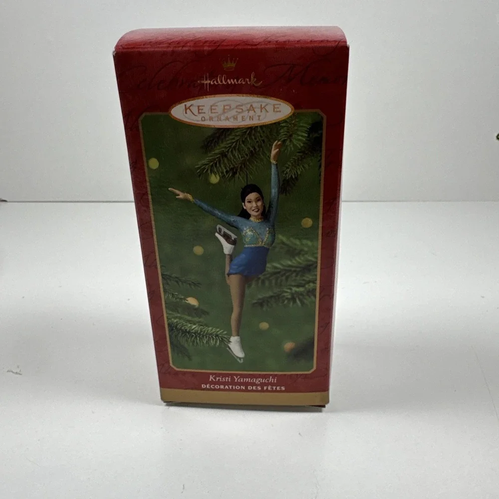 Hallmark Keepsake Kristi Yamaguchi Figure Skater Christmas Ornament 5.5